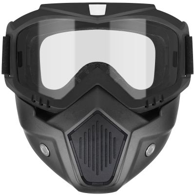 YScare Tactical Mask Compatible with Nerf Rival, Apollo, Zeus, Khaos,Atlas, & Artemis Blasters Rival Airsoft Mask,Black Detachable Masks with Goggles for Shooting Game Cycling Christmas Cosplay Party
