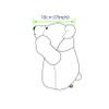 dinofactory Anagom Golf Head Cover Polar Bear Driver Headcover with Lovely Paws White view 4