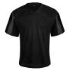 TopTie Mens Football Jersey Shirt, Adult Mesh Soccer Jerseys Breathable, Game Day Team Shirt-Black-2XL view 2