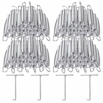 AW 5.5 Inch Trampoline Springs Heavy Duty Galvanized Steel Replacement Springs Trampoline Accessories Trampoline Parts (Pack of 80)