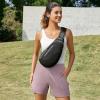 G4Free Sling Bag for Men Women, Small Crossbody Backpack Lightweight Chest Shoulder Bags for Travel, Outdoor and Sports (Dark Grey) view 2