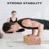 Trideer Cork Yoga Blocks, 2 Pack Yoga Blocks Natural Cork, High Density Yoga Block with Non Slip Surface, Eco-Friendly Yoga Accessories for Women, Ideal for Yoga, Pilates, Stretching view 3
