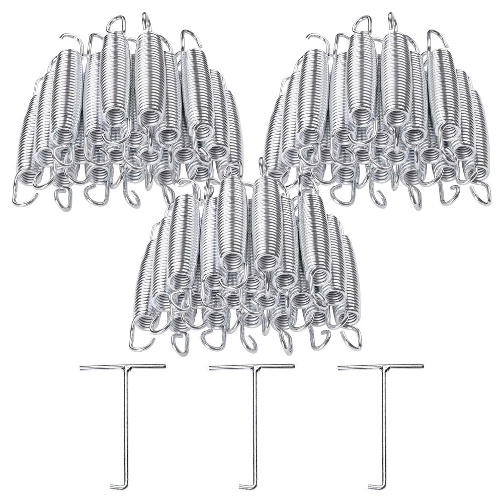 AW 5.5 Inch Trampoline Springs Heavy Duty Galvanized Steel Replacement Springs Trampoline Accessories Trampoline Parts (Pack of 60)