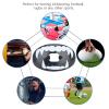 Football Sports , 4 Colors Breathable Comfortable Food Grade Double Braces Upper Lower Teeth for Rugby Boxing Kick Adult Youth (White Teeth on Black) view 3