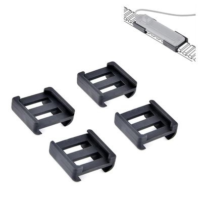 Zamudam Tactical Flash Light Pressure Switch Mount Remote Retaining Clips for PEQ-15/HL-X/D2/TL Pressure Switch Slot Control Base Pad Panel(4 Packs)