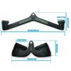 MARSAFIT Home Gym Fitness Rowing T-bar V-bar Pulley Cable Machine Attachments, Bicep Curl Tricep Lat pulldown Bar Back Strength Training Handle Grips Lat Pull Down Bar Press Down Exercises (Style 1) view 2