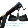 MARSAFIT Home Gym Fitness Rowing T-bar V-bar Pulley Cable Machine Attachments, Bicep Curl Tricep Lat pulldown Bar Back Strength Training Handle Grips Lat Pull Down Bar Press Down Exercises (Style 1) view 3