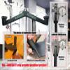 MARSAFIT Home Gym Fitness Rowing T-bar V-bar Pulley Cable Machine Attachments, Bicep Curl Tricep Lat pulldown Bar Back Strength Training Handle Grips Lat Pull Down Bar Press Down Exercises (Style 1) view 4