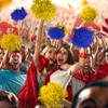 KDPATFAV 24PCS Cheerleading Pomp Tinsel Cheerleading Plastic Pomp Dancesporte Party Football Basketball Club Spirit Sports Stage Show Celebration view 3