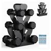 Lovind Dumbbell Rack, Stand Only, No Install Needed Small Weight Rack with Dumbbell Protector Edge,Suitable for Rubber-Coated Dumbbells view 1