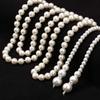 1920s Imitation Faux Long Pearl Strand Y Necklace 6mm Layered Knot Retro Costume Jewelry Flapper Party Wedding Accessories Mother's Day Gift-1PCS view 3