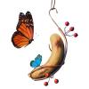 NineFit Basics Butterfly Banana Hammock, Outdoor Hanging Butterfly Feeder,, Blue view 1