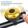 Xthuge Classic Bike Bell, Aluminum Bicycle Bell, Loud Crisp Clear Sound Bicycle Bike Bell for Adults Kids(Gold-Right Hand Use2 Pack) view 3