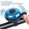 Xthuge Classic Bike Bell, Aluminum Bicycle Bell, Loud Crisp Clear Sound Bicycle Bike Bell for Adults Kids(Blue-Right Hand Use2 Pack) view 3
