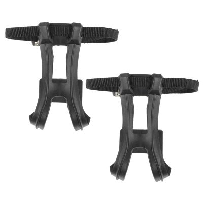 1 Pair Nylon Bicycle Pedal Toe Clip with Strap Belts for Cycling Road Mountain Bike