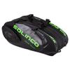 6-Pack Tour Racquet Bag Black/N. Green view 1