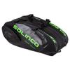6-Pack Tour Racquet Bag Black/N. Green view 2