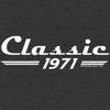 55th Birthday Gift Shirt for Men - Classic Retro 1971 - Dk. Heather-4X view 4