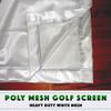 Golf Impact Screen Poly Blend-Hanging for Golf Simulator-Triple Hemmed (144 x 108 with adj Straps) view 3