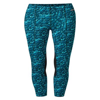 Kerrits Kids Knee Patch Performance Tight Topaz Brushstroke Size: XL