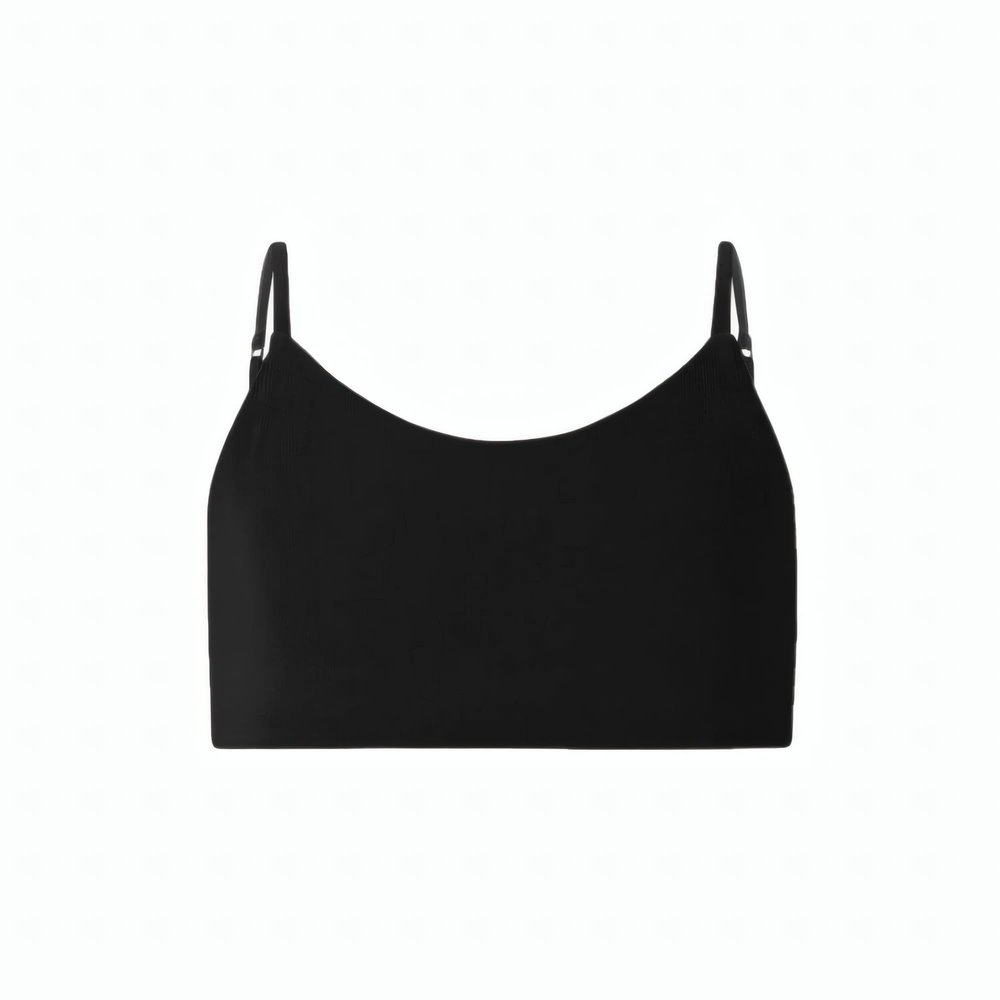Bleum Neutral Training Bra - First Bra, Ultra Soft Cotton Fabric, Reversible, Teens (16, Black-Boysenberry)