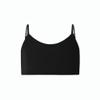 Bleum Neutral Training Bra - First Bra, Ultra Soft Cotton Fabric, Reversible, Teens (16, Black-Boysenberry) view 1
