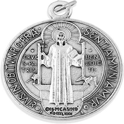 bomap Large Saint Benedict Medal - 2" Diameter