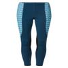Kerrits Kids Knee Patch Performance Tight Lagoon/Peacock Iron Bouquet Size: XL view 1