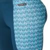 Kerrits Kids Knee Patch Performance Tight Lagoon/Peacock Iron Bouquet Size: XL view 4
