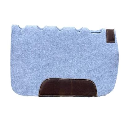RESISTANCE 31"x32" Handmade Premium Quality Synthetic Felt Cut-Back Pad with Vent Holes Western Cutter Style Saddle Pad for Horse Riding | Available in 1.5" Thickness