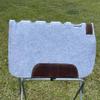 RESISTANCE 31"x32" Handmade Premium Quality Synthetic Felt Cut-Back Pad with Vent Holes Western Cutter Style Saddle Pad for Horse Riding | Available in 1.5" Thickness view 3