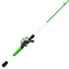 Zebco Roam Baitcast Reel and Fishing Rod Combo, 6-Foot 6-Inch 2-Piece Fiberglass Fishing Pole with Split-Grip MaxTac Rod Handle, Lightweight Graphite Frame, Right-Hand Retrieve, Green view 1
