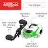Zebco Roam Baitcast Reel and Fishing Rod Combo, 6-Foot 6-Inch 2-Piece Fiberglass Fishing Pole with Split-Grip MaxTac Rod Handle, Lightweight Graphite Frame, Right-Hand Retrieve, Green view 3