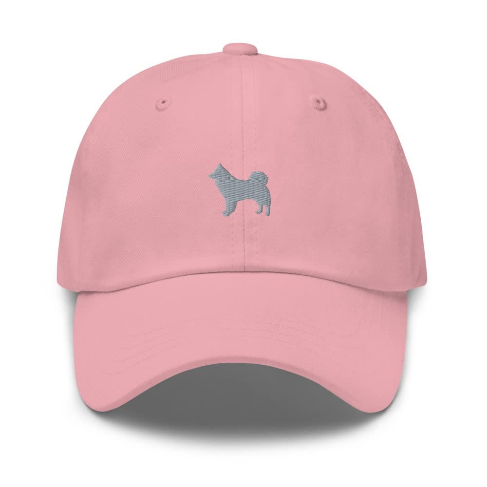 Icelandic Sheepdog hat, Embroidered Unisex hat, Icelandic Sheepdog Gifts, Dog mom dad hat. Pink