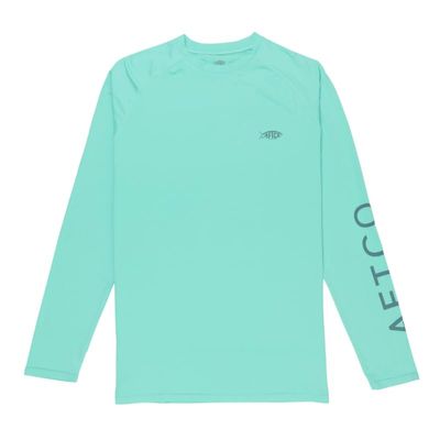 AFTCO Men's Samurai LS Sun Protection Shirt (US, Alpha, XX-Large, Regular, Regular, Opal)
