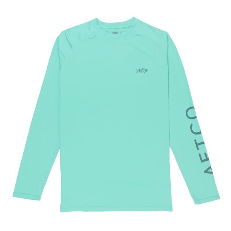 AFTCO Men's Samurai LS Sun Protection Shirt (US, Alpha, XX-Large, Regular, Regular, Opal)