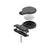 LEZYNE Matrix Saddle Tagger, Stealth Bicycle Airtag Seat Mount Case, Lightweight, Durable Composite Matrix, IPX7 Waterproof, Hidden Airtag Holder for Bikes view 3