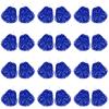 Chivao 24 Pcs Cheerleading Pom Poms, Metallic Foil Handle Cheer Squad Team Spirited Fun for Party, Sports Dance Cheer, 30 Grams Weight Each(Blue) view 1