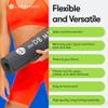 The DB Method Machine Yoga Mat for Home Gym Exercise Equipment Machine Stability, Non Slip Indoor Mat for Pilates, Stretching, Fitness, Bike or Squat Machine Floor Protector Mats, Black view 3