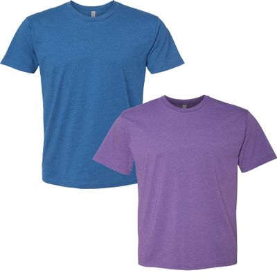 Next Level Mens Premium Fitted CVC Crew Tee (2 Pack)