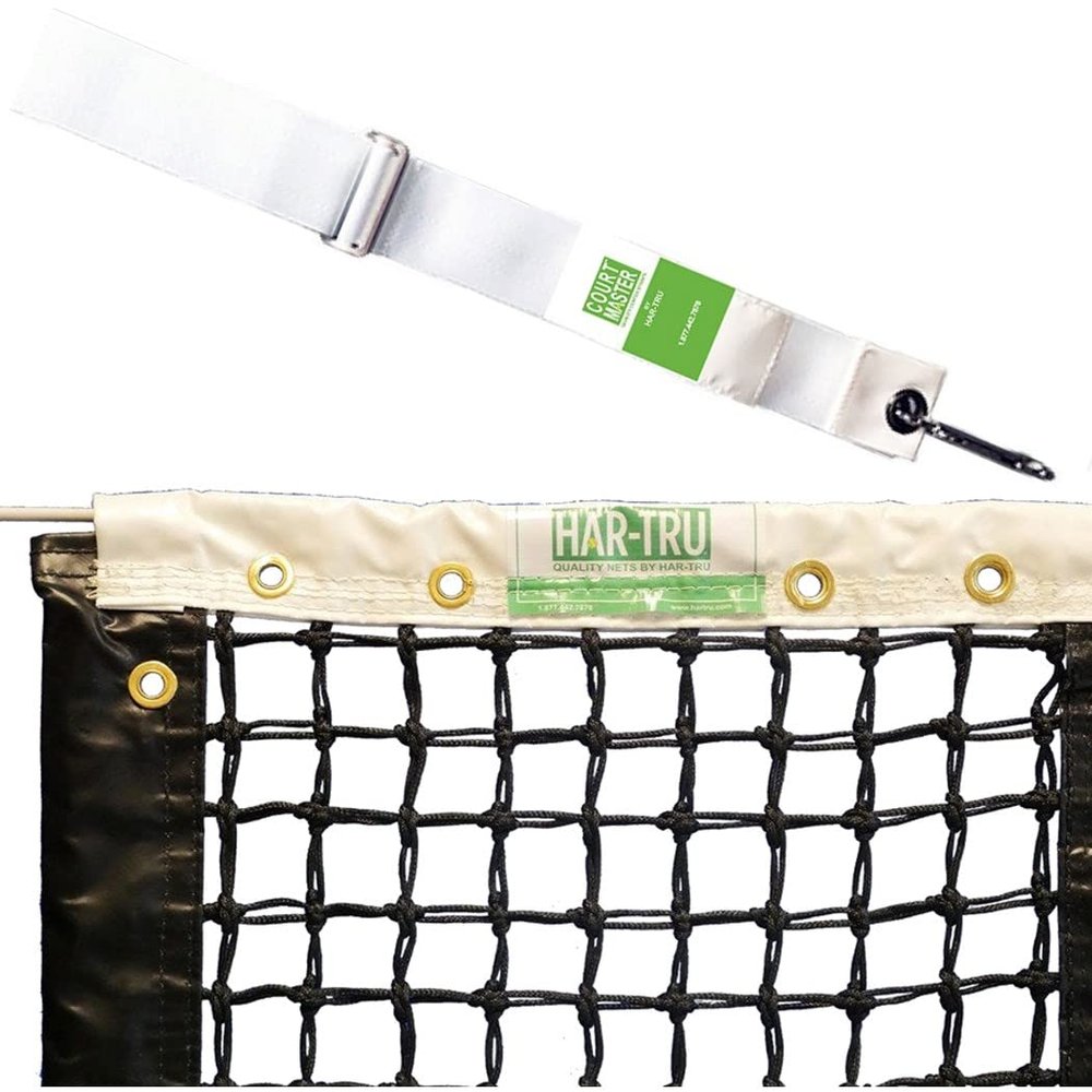 Har-Tru Regency 3.0mm Double Braided Tennis Net w Center Strap