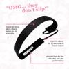 Sweaty Bands Womens Girls Headband - Non-Slip Velvet-Lined Fitness Hairband - Confetti 1.5-Inch view 4