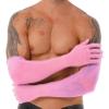 Moily Mens Ultral Thin Long Full Finger Gloves See Through Seamless Pantyhose Mittens Pink One Size view 4