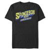 Nickelodeon Men's Big Sponge on The Run Movie Logo T-Shirt, Black, 4X-Large Tall view 1