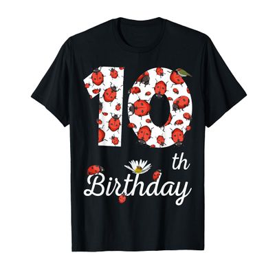 10 Year Old Ladybugs 2013 10th Birthday Girl Family Ladybug T-Shirt
