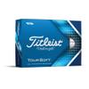 Titleist Tour Soft Unisex T4013S-J Golf Ball, White view 1