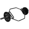 Hex Bar Weights Set Olympic Weight Plates Set for Deadlift Weightlifting Bodybuilding 2 Inch Hexagon Trap Bar with Weights for Exercise & Fitness Home Gyms (Trap Bar 55lbs + 35 LBs Plates 1 Pair) view 1