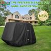 10L0L 2/4/4+2 Passenger Golf Cart Cover Upgrade Extended Roof, 600D Waterproof Snowproof Windproof Sunproof Durable Full Golf Cart Covers for Yamaha,EZGO,Club Car and Other view 2