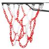 Yyiwhmy Basketball Net Replacement Heavy Duty,Resin Material, Anti-Rust Use Indoor Outdoor Standard 12-Ring Basketball HoopRed White  view 1