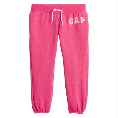 GAP Girls Logo Pull-On Joggers Pink Jubilee XL